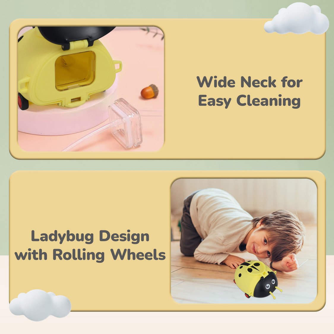 Baby Straw Sipper Water Bottle