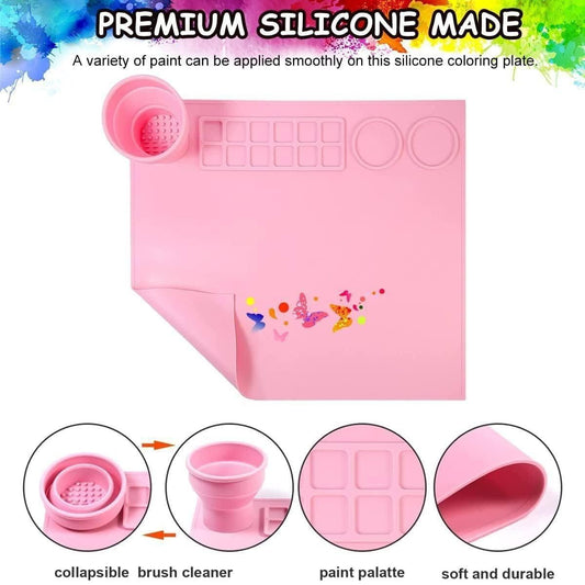 Silicone Craft Mat for Painting & Clay for Kids